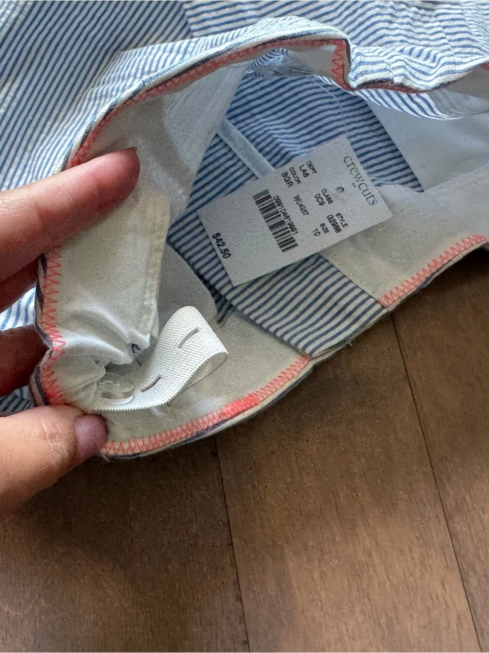 NWT Crewcuts Girls' Seersucker Shorts